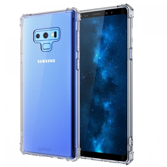 Blogy Galaxy Note 9 ile Uyumlu Crystal Fit Kılıf Crystal Clear - 1