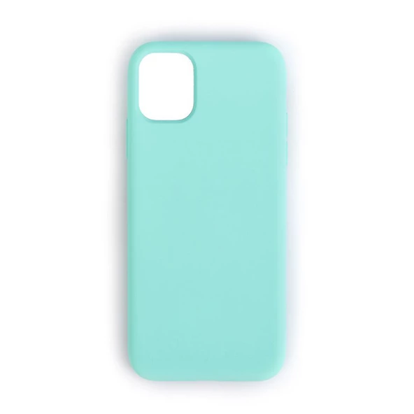 iPhone 11 ile Uyumlu Cappy Silikon Kılıf Turkuaz - 2