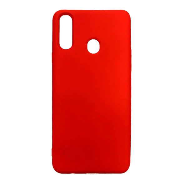 P40 Lite E ile Uyumlu Cappy Silikon Kılıf Kırmızı - 1
