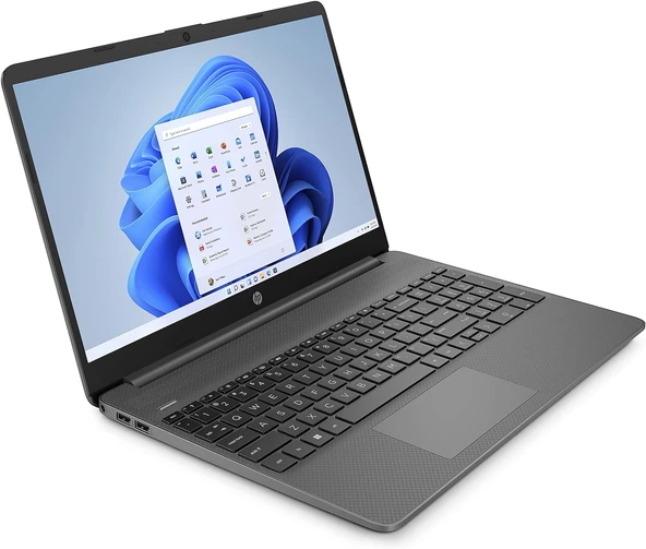HP 15 Dizüstü Bilgisayar, 15,6 inç FHD, Intel Core i3-1115G4, 8 GB Ram, 256 GB SSD, FreeDOS, Kömür Grisi, 2N2N7EA - 3