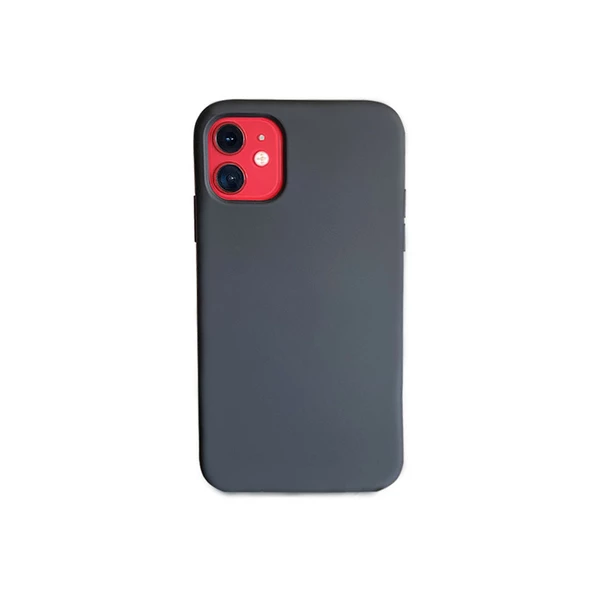 iPhone 11 ile Uyumlu Cappy Silikon Kılıf Siyah - 2