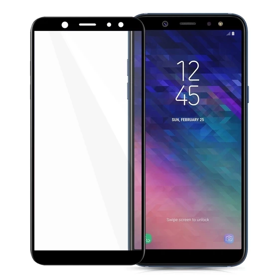 Blogy Galaxy A6 ile Uyumlu Flexi 5D Ekran Koruyucu - 1