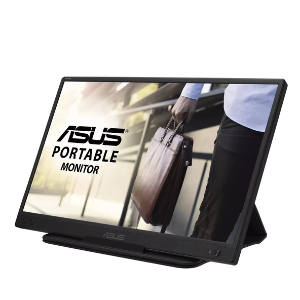ASUS ZENSCREEN MB166C 15,6 TASINABILIR USB MONITOR IPS 1920x1080 5MS USB-C 3YIL MAT EKRAN USB-C to A ADAPTOR DUSUK MAVI ISIK Monitör - 2