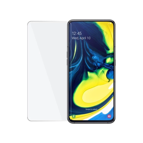 Blogy Galaxy A80 ile Uyumlu Flexi Nano Ekran Koruyucu - 1