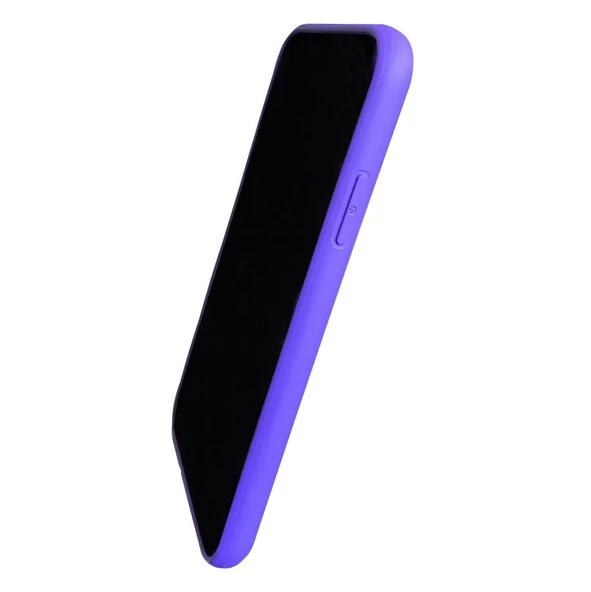 iPhone 11 ile Uyumlu Cappy Silikon Kılıf Mor - 4