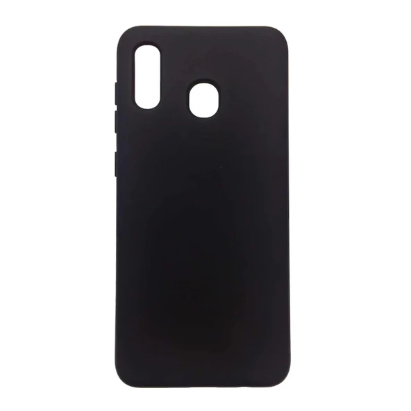 P40 Lite E ile Uyumlu Cappy Silikon Kılıf Siyah - 1