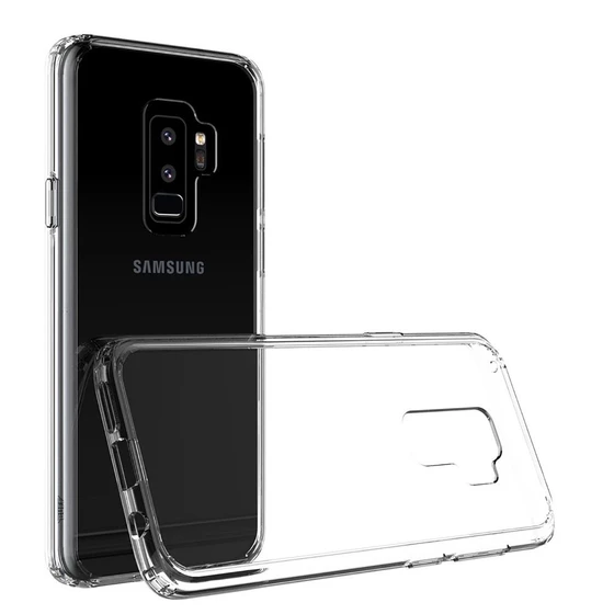 Buff Galaxy S9 Plus ile Uyumlu Air Hybrid Kılıf Crystal Clear - 2
