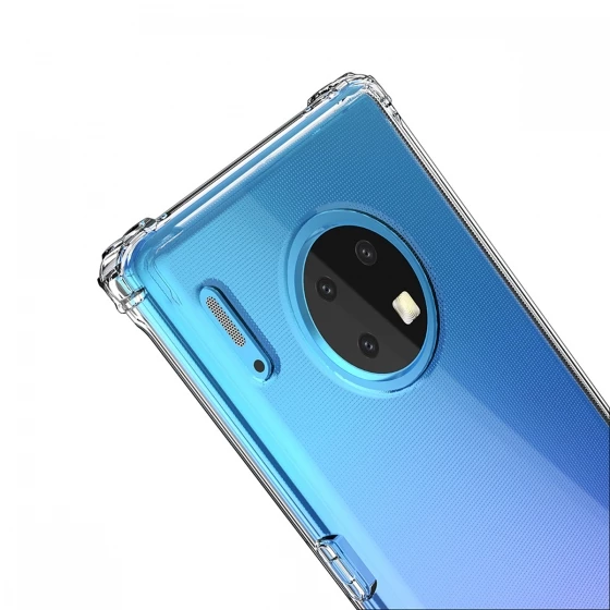 Blogy Mate 30 Pro ile Uyumlu Crystal Fit Kılıf Crystal Clear - 3