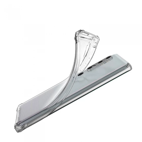 Blogy Note 10 ile Uyumlu Crystal Fit Kılıf Crystal Clear - 5