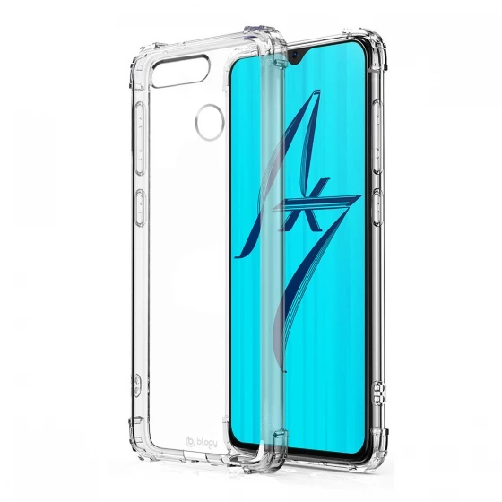 Blogy A7 / AX7 ile Uyumlu Crystal Fit Kılıf Crystal Clear - 1