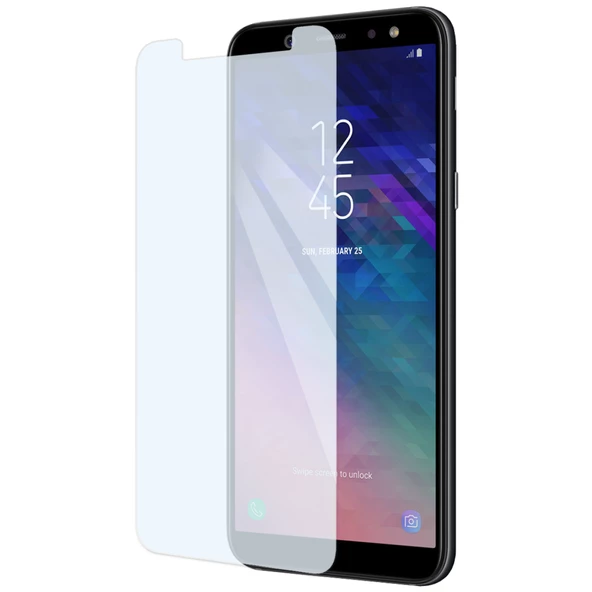 Buff Glass Galaxy A6 Plus 2018 ile Uyumlu Ekran Koruyucu Cam - 2