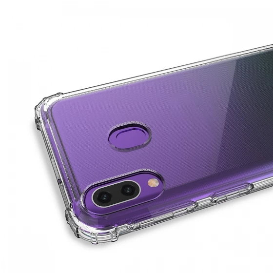 Blogy P20 Lite ile Uyumlu Crystal Fit Kılıf Crystal Clear - 2