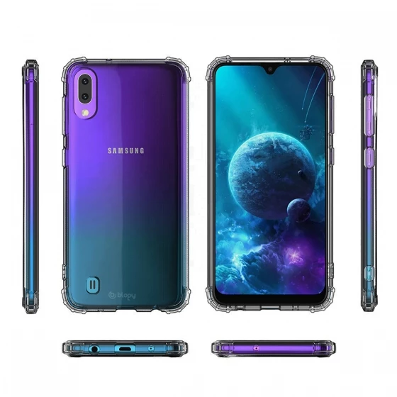 Blogy Galaxy A10 / M10 ile Uyumlu Crystal Fit Kılıf Crystal Clear - 3