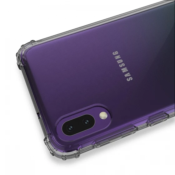 Blogy Galaxy A10 / M10 ile Uyumlu Crystal Fit Kılıf Smoke Black - 2