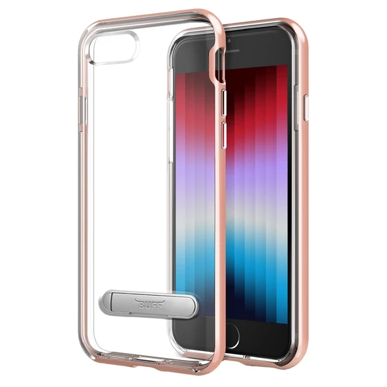 Buff iPhone Se 2022 ile Uyumlu Air Bumper Kılıf Rose Gold ürün görseli