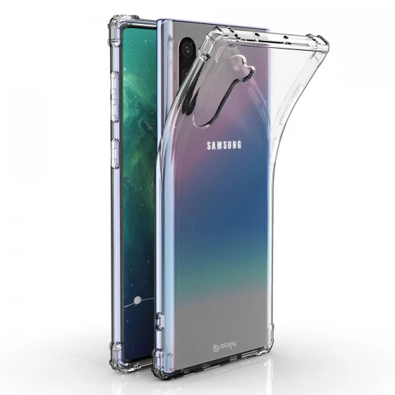 Blogy Galaxy Note 10 ile Uyumlu Crystal Fit Kılıf Crystal Clear - 2