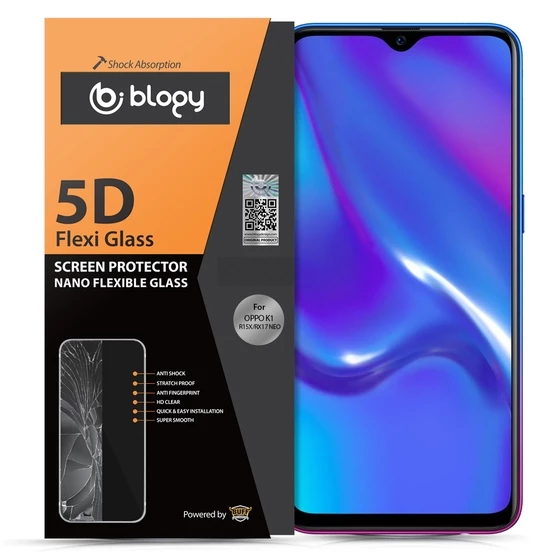 Blogy K1 / RX17 ile Uyumlu Neo Flexi 5D Ekran Koruyucu - 2
