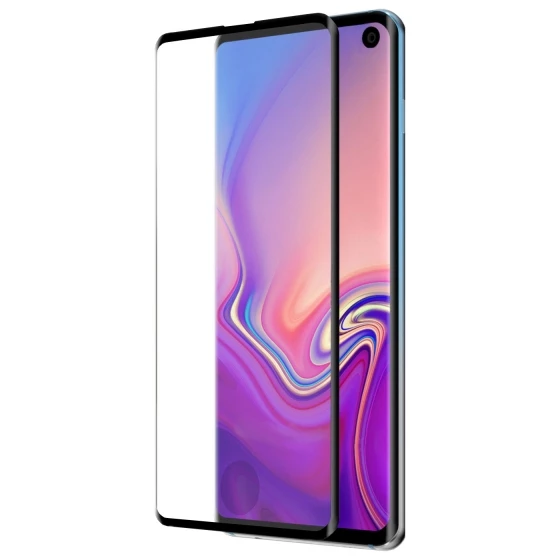 Buﬀ Galaxy S10 5D ile Uyumlu Glass Ekran Koruyucu - 2