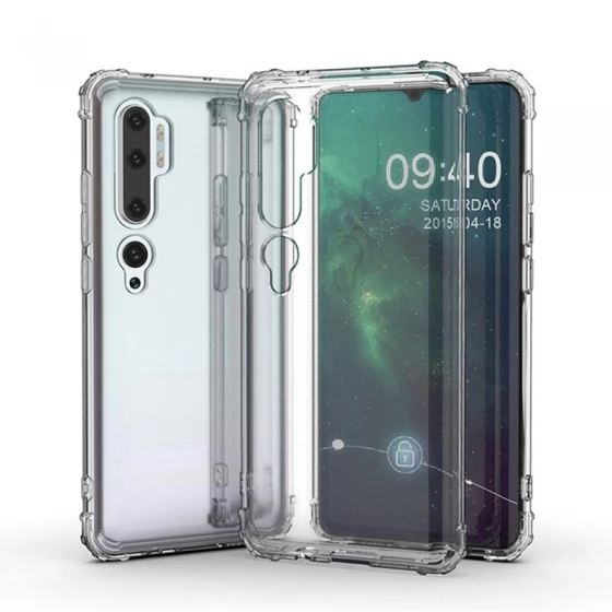 Blogy Note 10 ile Uyumlu Crystal Fit Kılıf Crystal Clear - 2