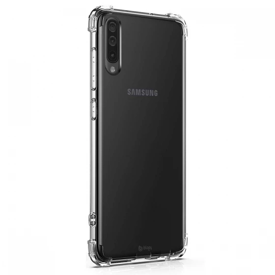 Blogy Galaxy A7 2018 ile Uyumlu Crystal Fit Kılıf Crystal Clear - 2