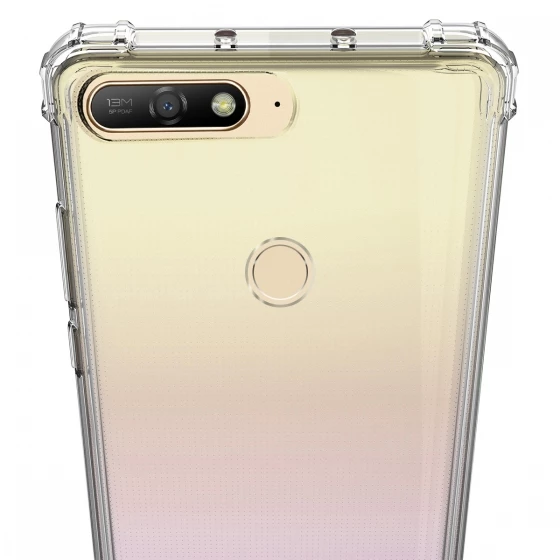 Blogy Y7 2018 ile Uyumlu Crystal Fit Kılıf Crystal Clear - 2