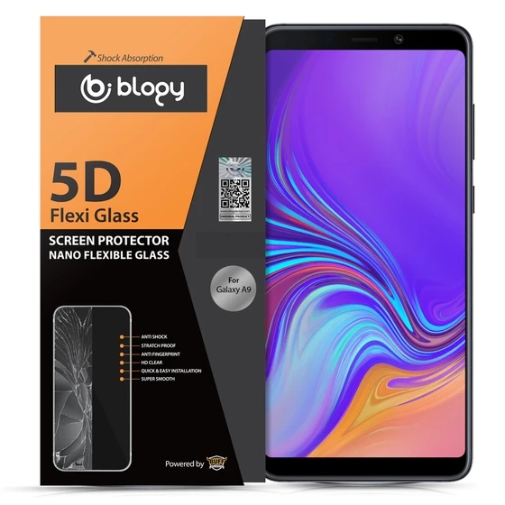 Blogy Galaxy A9 2018 ile Uyumlu Flexi 5D Ekran Koruyucu - 2