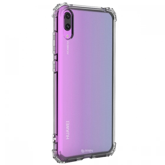 Blogy Y7 2019 ile Uyumlu Crystal Fit Kılıf Crystal Clear - 1