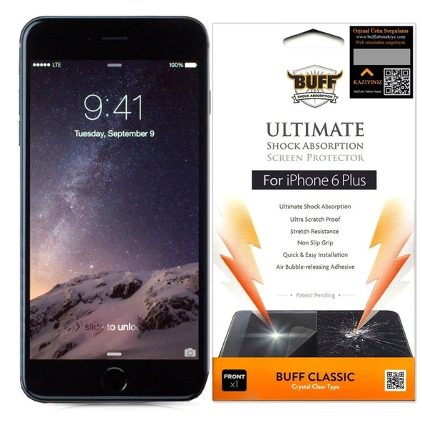 Buff iPhone 6 Plus/6S Plus ile Uyumlu Darbe EmiciFilm - 1