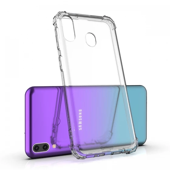 Blogy Galaxy M20 ile Uyumlu Crystal Fit Kılıf Crystal Clear - 2