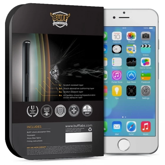 Buff iPhone 6 / 6s ile Uyumlu Ekran Koruyucu - 2
