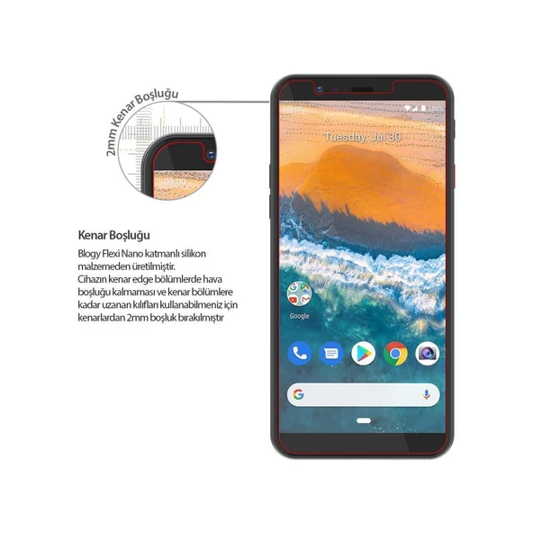 Blogy GM9 Pro ile Uyumlu Flexi Nano Ekran Koruyucu - 2