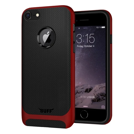 Buff iPhone 7 ile Uyumlu New Armor Kılıf Red - 1