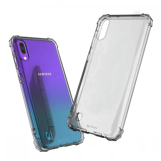 Blogy Galaxy A10 / M10 ile Uyumlu Crystal Fit Kılıf Smoke Black - 3