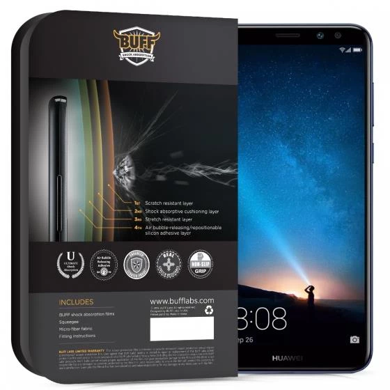 Buﬀ Mate 10 Lite ile Uyumlu Ekran Koruyucu - 2