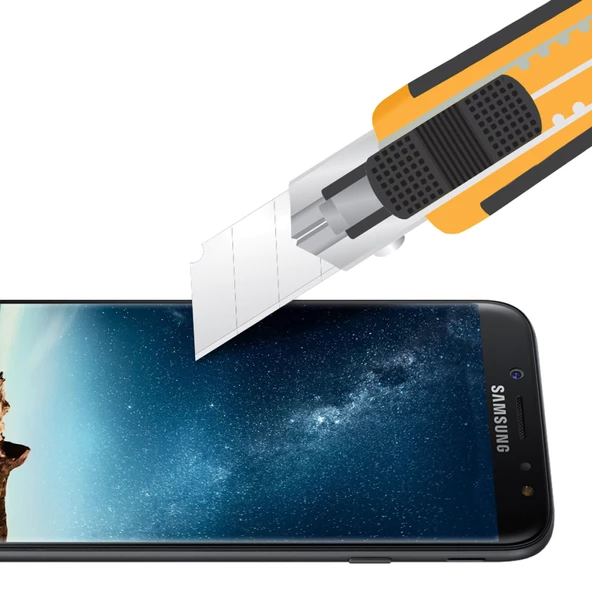 Buff Glass Galaxy J3 2018 ile Uyumlu Ekran Koruyucu Cam - 3