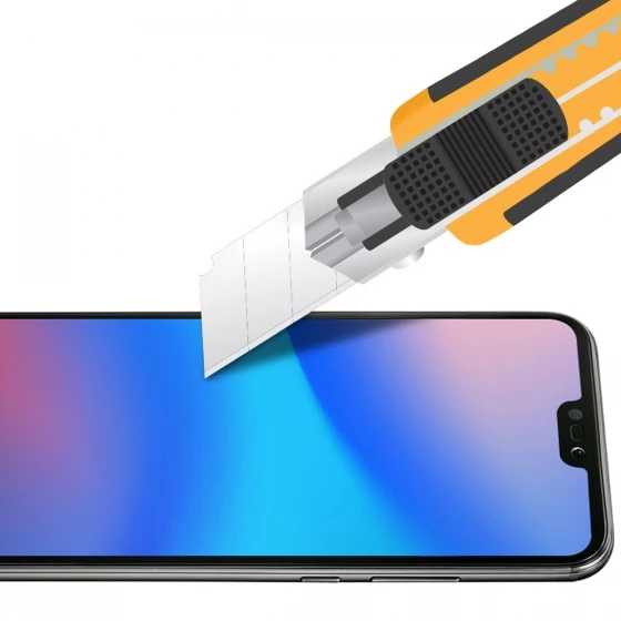 Buﬀ P20 Lite ile Uyumlu Glass Ekran Koruyucu - 2