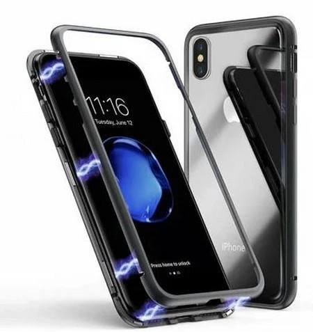 Blogy iPhone X / Xs ile Uyumlu Magnetic Case Kılıf - 1