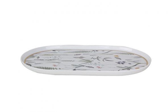 Porland Botanical Kayık Tabak 32Cm 04ALM005058 - 2