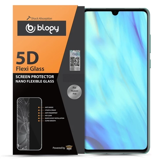 Blogy P30 ile Uyumlu Flexi 5D Ekran Koruyucu - 2