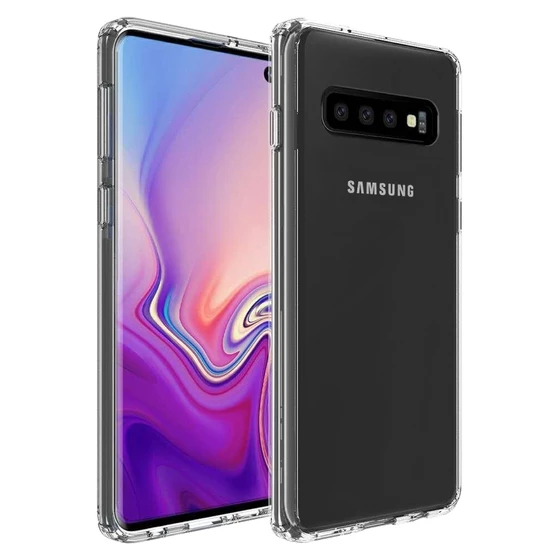 Buff Galaxy S10 ile Uyumlu Air Hybrid Kılıf Crystal Clear ürün görseli