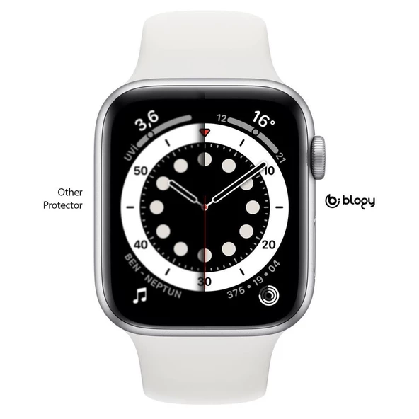 Blogy Watch ile Uyumlu 40mm Flexi 5D Ekran Koruyucu - 2