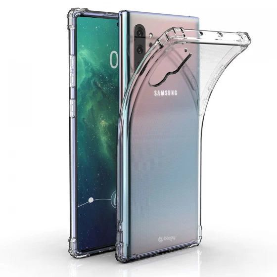Blogy Galaxy Note 10 Plus ile Uyumlu Crystal Fit Kılıf Crystal Clear - 2