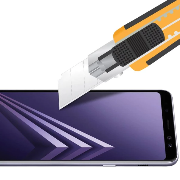 Buff Glass Galaxy A8 Plus 2018 ile Uyumlu Eran Koruyucu Cam - 3