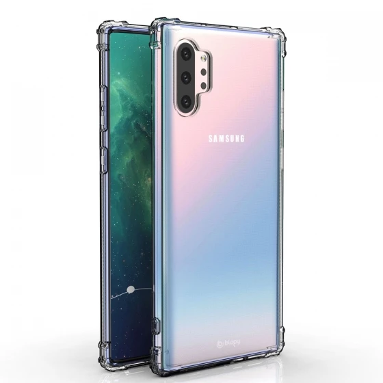 Blogy Galaxy Note 10 Plus ile Uyumlu Crystal Fit Kılıf Crystal Clear - 1