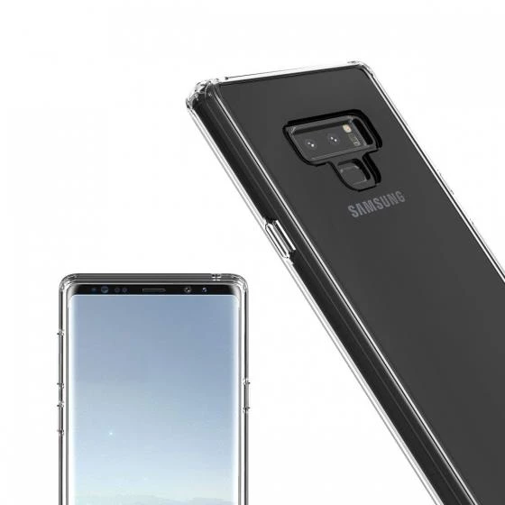 Buff Galaxy Note 8 ile Uyumlu Air Hybrid Kılıf Crystall Clear - 3