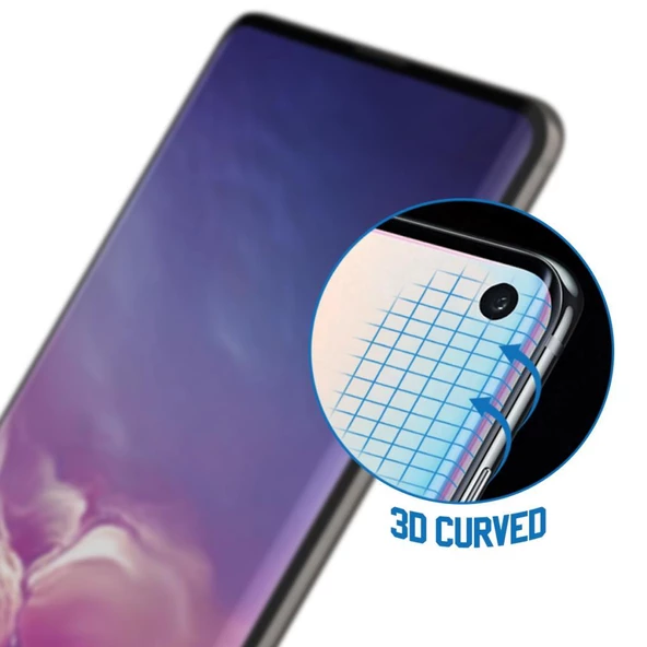 Blogy Galaxy S9 Plus ile Uyumlu Flexi Edge 5D Ekran Koruyucu - 4