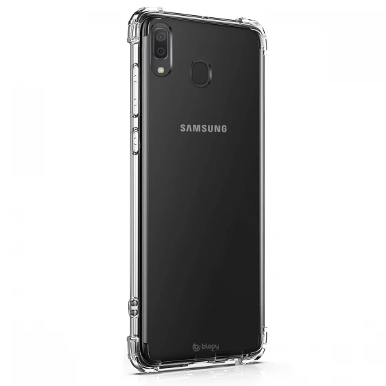 Blogy Galaxy A30 ile Uyumlu Crystal Fit Kılıf Crystal Clear - 2