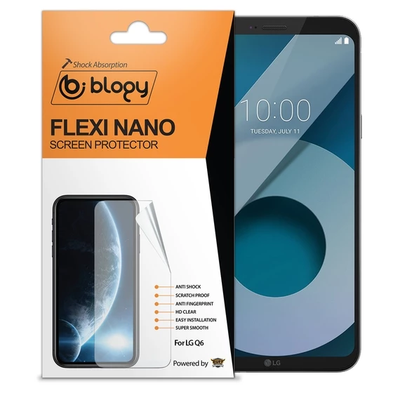 Blogy Q6 ile Uyumlu Flexi Nano Ekran Koruyucu - 1