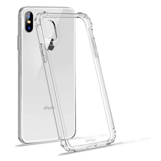 Blogy iPhone X / Xs ile Uyumlu Crystal Fit Kılıf Crystal Clear - 2