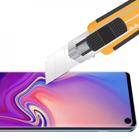 Buﬀ Galaxy S10 5D ile Uyumlu Glass Ekran Koruyucu - 3